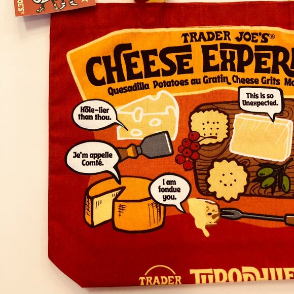 Trader Joe’S Cheese Bag Heavy Duty 100% Cotton - Picture 5 of 14